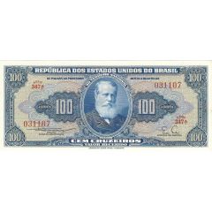 100 Cruzeiros Thesouro Nacional, 1st print, `Valor Recebido`