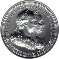 20 Euros Birth of empress Maria Theresa - prudence and reform