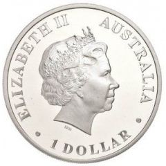 1 Dollar - Elizabeth II 4th Portrait - Platypus Dreaming