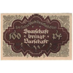 100 Pfennig Städtische Sparkasse
