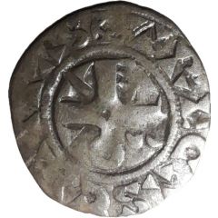 Denier with annulet - Theobald II