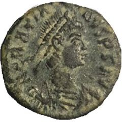 Nummus - Gratian VOT XV MVLT XX, Arelate