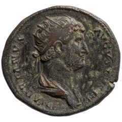 Dupondius - Hadrian HILARITAS P R COS III S C, Hilaritas