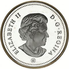 1 Dollar - Elizabeth II First Flight, gold-plated