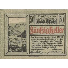 50 Heller Bad Ischl