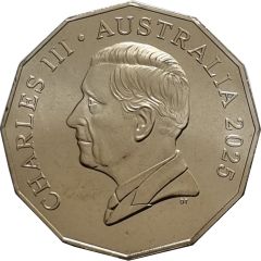 50 Cents - Charles III 1st Portrait - Dorothy MacKellar; Dawn