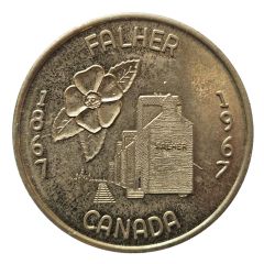 Medal - Canada`s Centennial Falher, Alberta