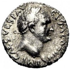 Denarius - Vespasian NEP RED, Neptune