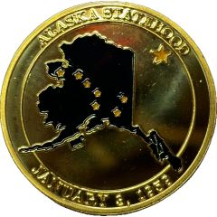 Medal - Alaska Statehood Inside Passage