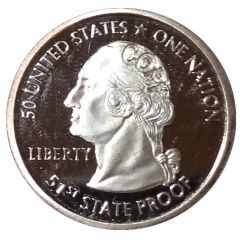 Token - Puerto Rico Quarter Pattern
