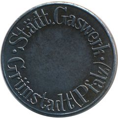 Gas Marke - Städt. Gaswerk Grünstadt