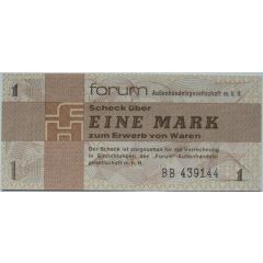 1 Mark Forum-Scheck