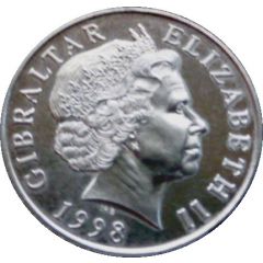 5 Pounds - Elizabeth II Prince Charles-50th Birthday
