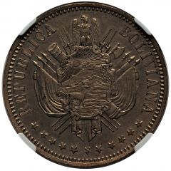 1 Boliviano Pattern