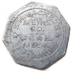 1 Dollar - S. H. Jackson Unionville, Missouri