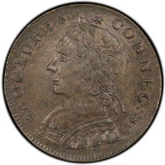 1/2 Penny - Copper “Mailed Bust Left”