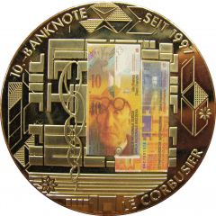 Medal - Commemoration of banknotes 10 francs, 8th series