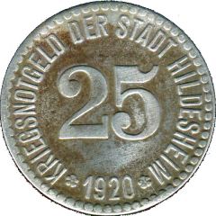 25 Pfennig - Hildesheim