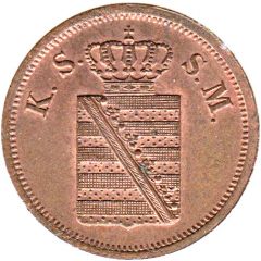 2 Pfennige - Frederick August II