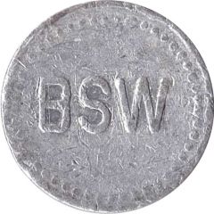Supermarket deposit token - Flaschen Pfand BSW, Karlsruhe