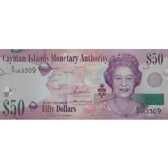 50 Dollars - Elizabeth II 25th Anniversary of CIMA