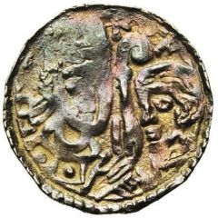 Penny / Denier - Rudolph of Zaeringen Liege, perron