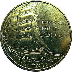 Monnaie de Paris Tourist Token - Bordeaux fête le vin 20 ans 14/18 juin 2018