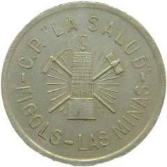 5 Pesetas - Cooperativa Popular La Salud
