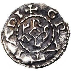 Obol - Charles III Amiens mint