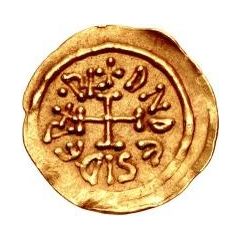 1 Tremissis - Desiderius Lucca, solid cross