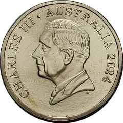 1 Dollar - Charles III 1st Portrait - Dollarbucks, The Heelers