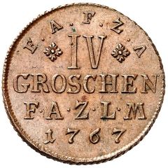4 Groschens - Frederick Augustus Pattern