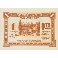 1 Peseta Bonete