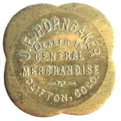 50 Cents - J. E. Hornbaker Clifton, Colorado