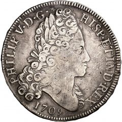 8 Reales - Felipe V Madrid,bust