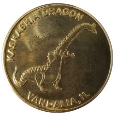 Token - Kaskaskia Dragon Vandalia, Illinois