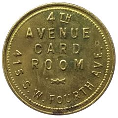 1 Dollar - 4th Avenue Card Room Portland, Oregon