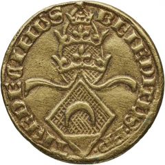 Gold Ecu - Benedict XIII
