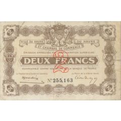 2 Francs - Chambre de Commerce du Havre 76