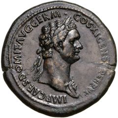 Sestertius - Domitian S C, Minerva
