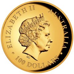 100 Dollars - Elizabeth II 4th Portrait - Koala - Gold Proof coin