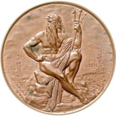 Medal - Opening of the North Sea and Baltic Sea canal Schleswig-Holstein