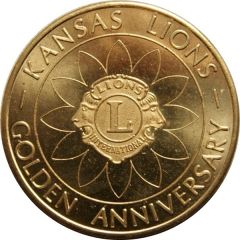 Medal - Kansas Lions Golden Anniversary