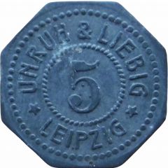 5 Pfennig - Leipzig Unruh and Liebig