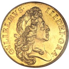 5 Guineas - William III 2nd bust