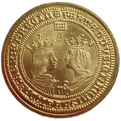 4 Ducats - Ferdinand V and Isabella I replica