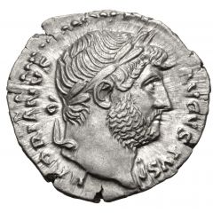 Denarius - Hadrian COS III, Annona
