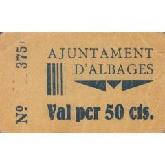 50 Céntimos Albagés