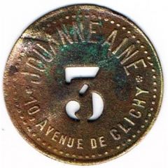 3 Francs) - JOUANNE Ainé - Paris (75