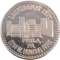 Laundry Token - Laundromat City Philadelphia, Pennsylvania